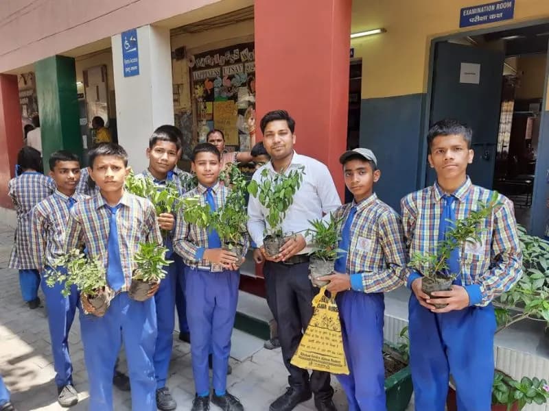 Tree Plantation Drive at Government School: Cultivating Environmental Awareness - PlanCare Foundation