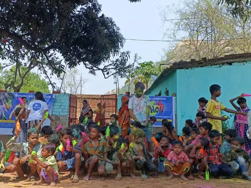 Holi Celebration 2025: Bringing Colors of Happiness to the Less Fortunate - PlanCare Foundation