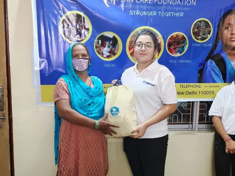Various ways to contribute to PlanCare's dry ration donation initiative