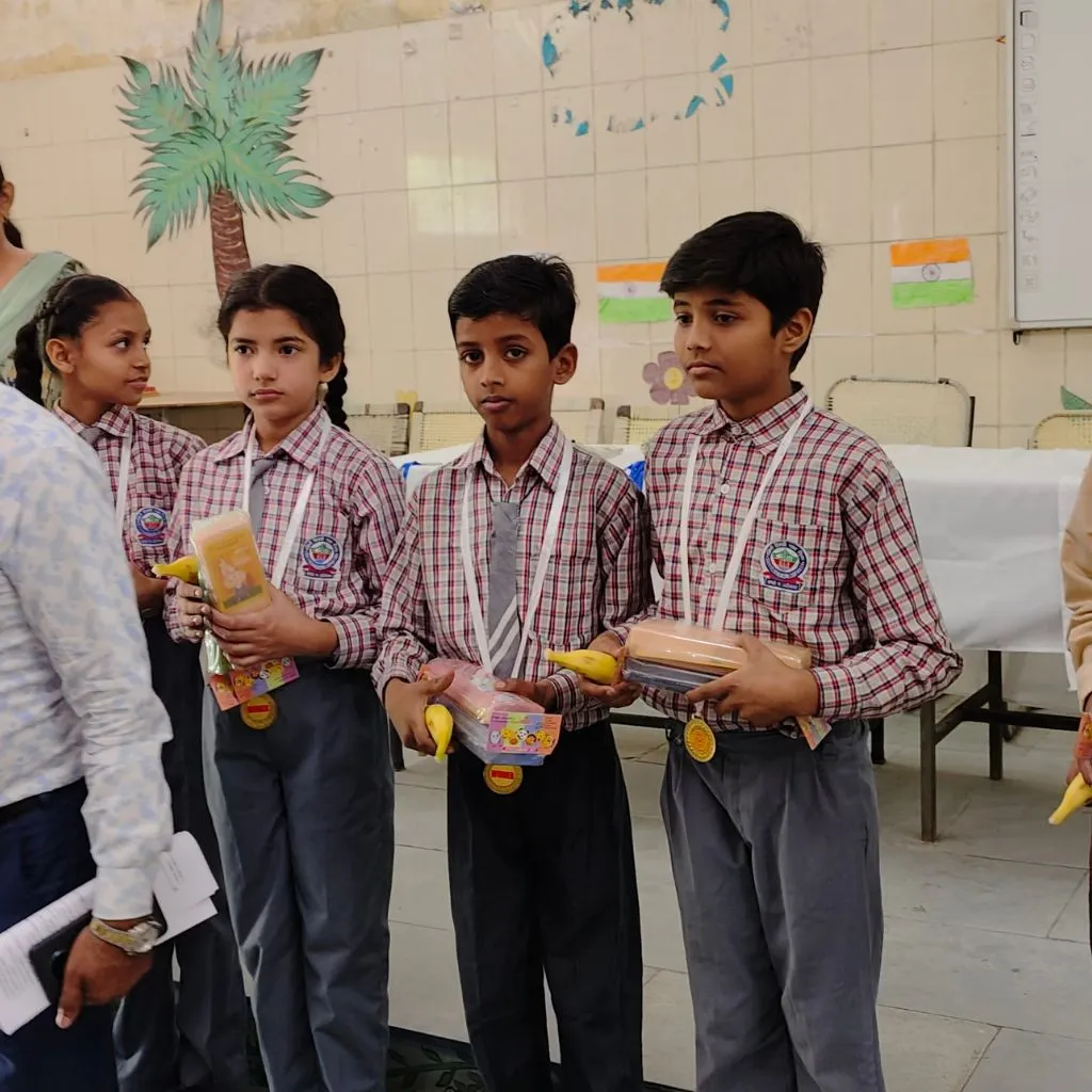 Students using stationery supplies during a PlanCare session