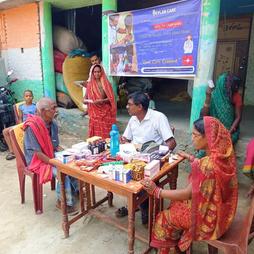 Comprehensive health screenings during PlanCare medical camp