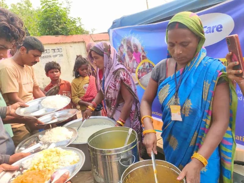 Food Distribution by PlanCare in Rural Villages
