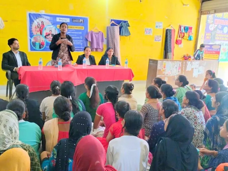 Women participating in community legal advocacy training in Delhi